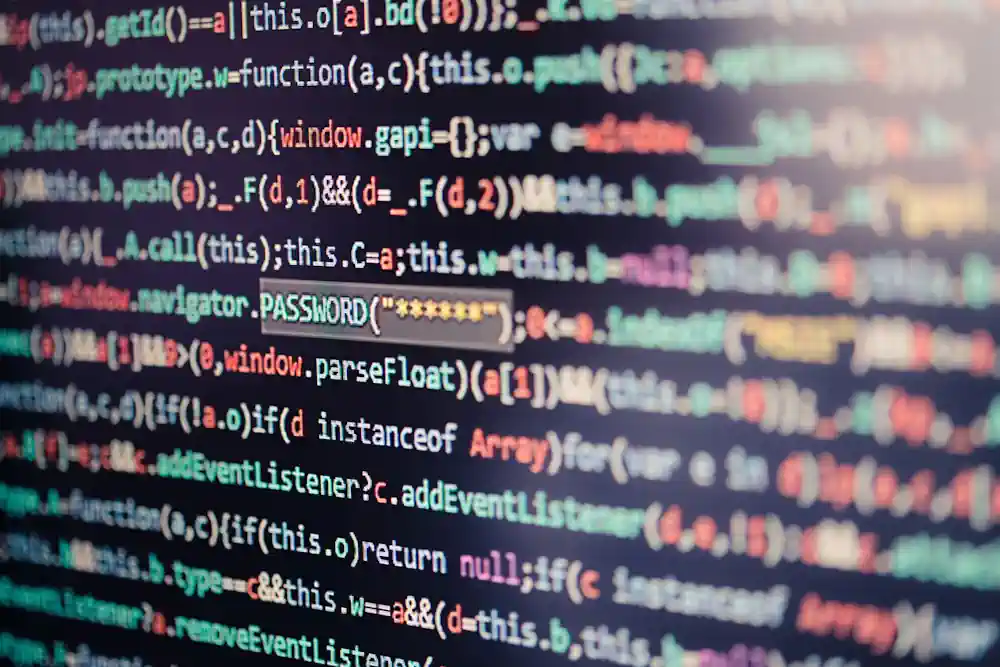 Computer screen displaying program code, website development, application building, password and private data. Videography Custom Website Design E-commerce Website Design Responsive Website Design Website Redesign SEO Optimised Website Design Web Hosting Search Engine Optimisation WHAMOS Millom Cumbria